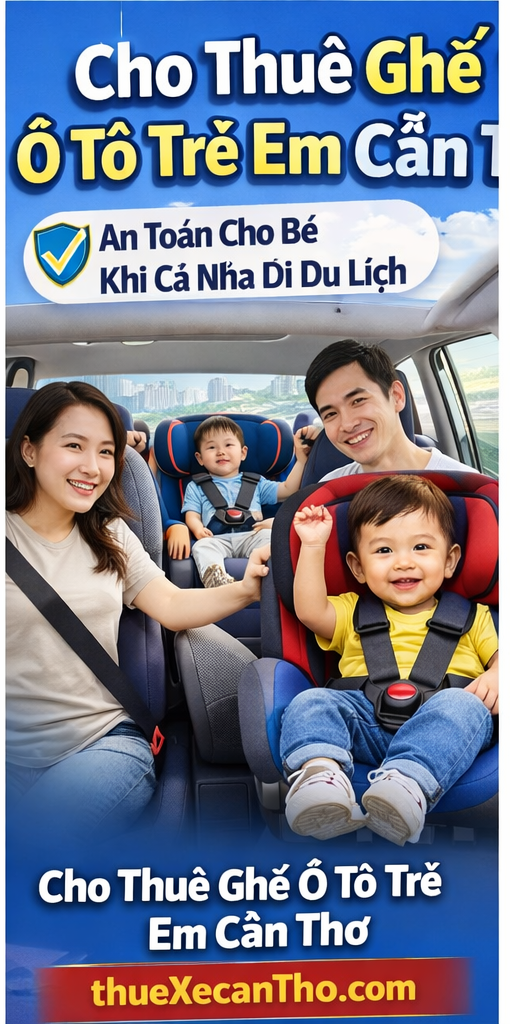 Dịch Vụ Cho Thuê Ghế Ô Tô Trẻ Em Cần Thơ Giá Tốt 2026 Cho Thuê Ghế Ô Tô Trẻ Em Cần ThơChúng tôi cam kết mang đến dịch vụ cho thuê ghế ô tô trẻ em Cần Thơ