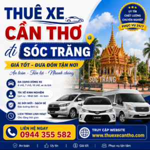 thuê xe cần thơ đi sóc trăng